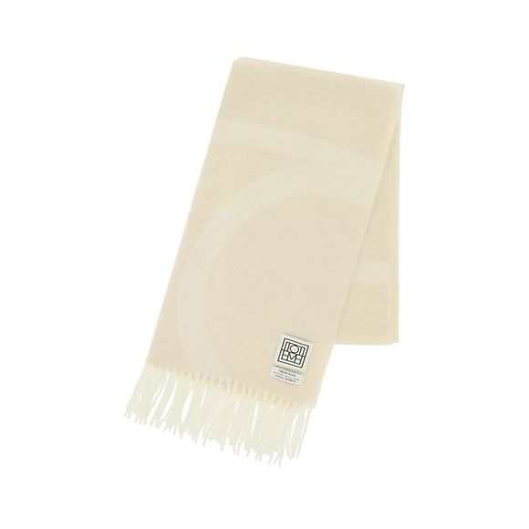Toteme Monogram Jacquard Wool Scarf - Picture 3 of 3